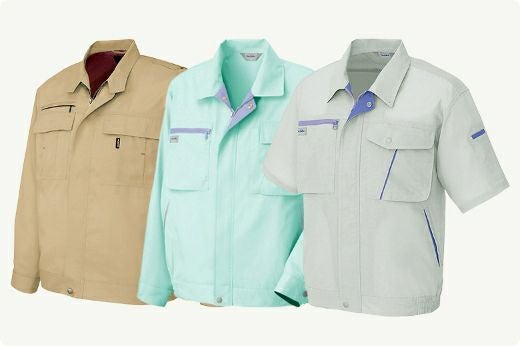 警備服・半袖シャツ(動きやすい)(耐光加工)(制電糸入) [AZ-67002]│名