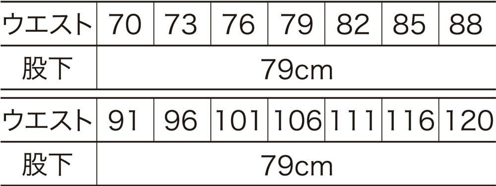 サイズ表