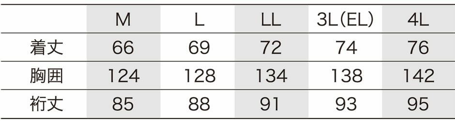 サイズ表