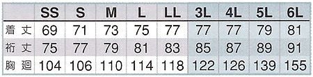 サイズ表