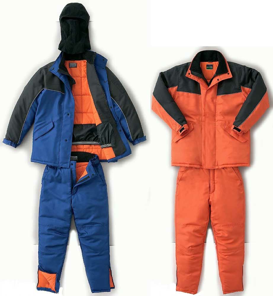 冷凍庫専用の防寒コート 