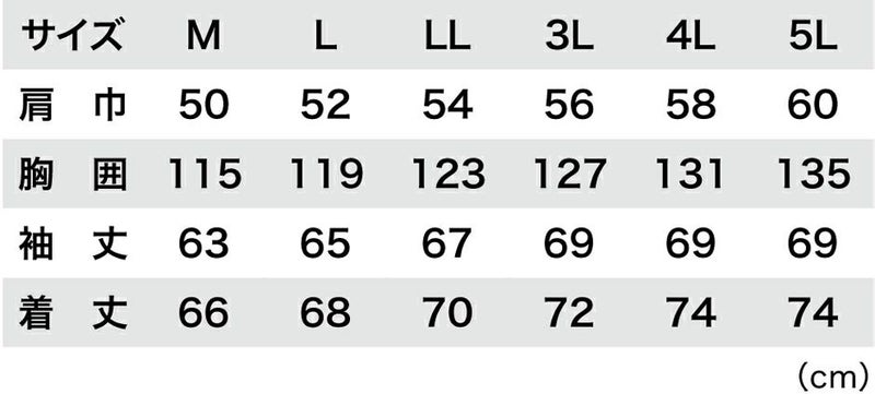 サイズ表