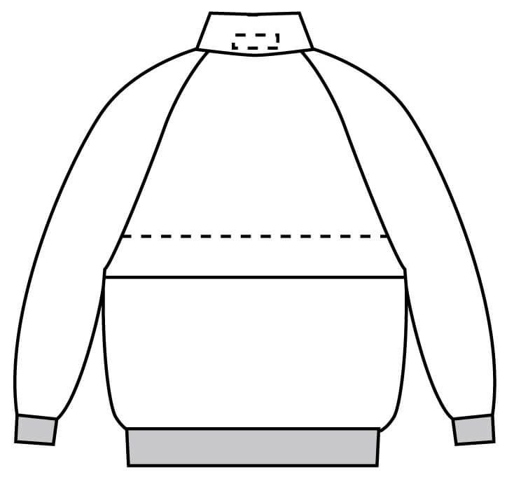 背中のイラスト画像
