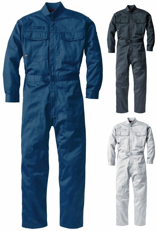 【通年】長袖つなぎ服(帯電防止) [XEB-1268]