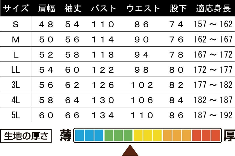 サイズ表