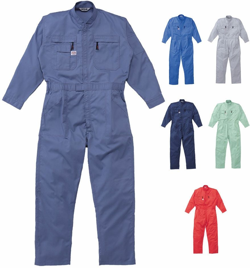 【動きやすい設計♪】作業用つなぎ服