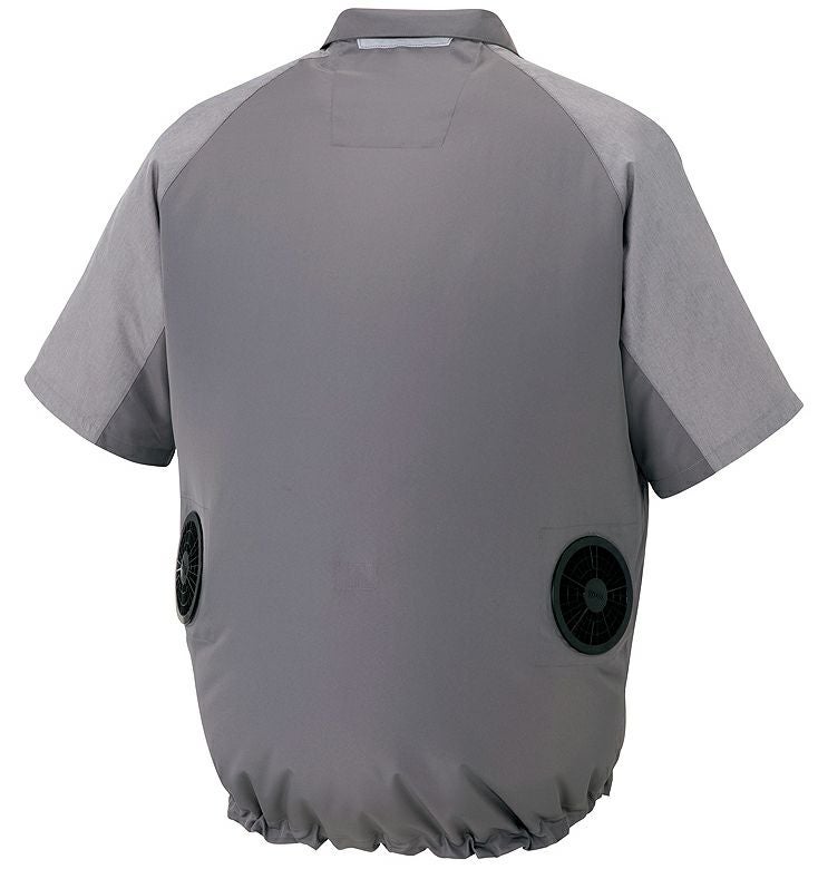 空調服(R) 半袖作業ブルゾン(反射)(撥水)(軽量)(清涼感)(保冷剤