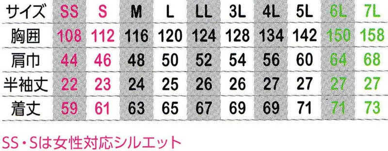 サイズ表