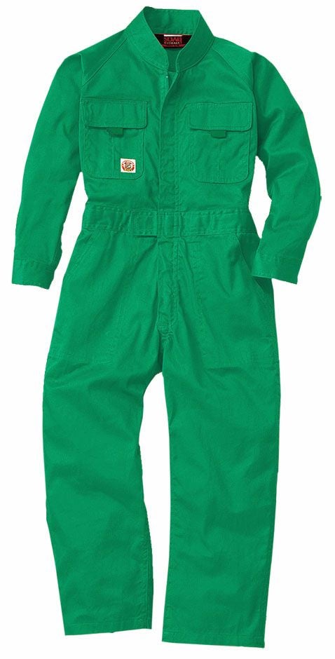 子供用】綿100％長袖カラーつなぎ服 [SOWA-9009]│名入れロゴ・ネーム