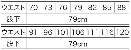 サイズ表