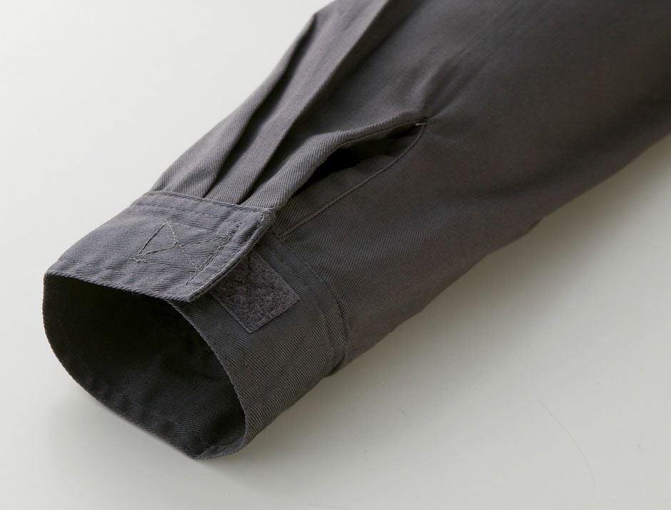えり付き】作業用長袖つなぎ服 ［KURO-49112-2］│名入れロゴ・ネーム