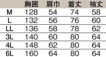 サイズ表