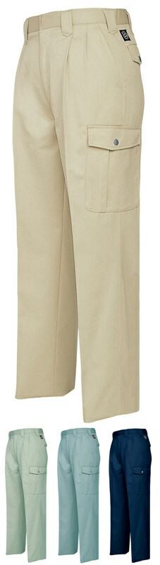 【帯電防止】秋冬用・作業服カーゴパンツ（エコマーク）（2タック）