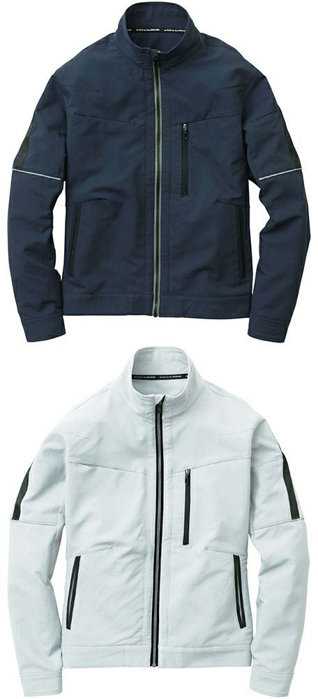 [8012シリーズ]長袖ブルゾン（制電）（ストレッチ）（消臭テープ）（日本製生地） [SOWA-8012-10]