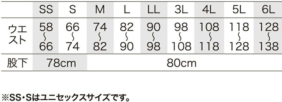 サイズ表