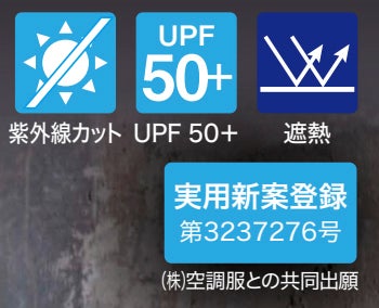 春夏用]空調服(R) ベスト(紫外線カット)(UPF 50+)(遮熱)(反射テープ