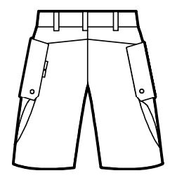 2229シリーズ・[春夏用]作業ハーフパンツ(2WAYストレッチ)(接触冷感