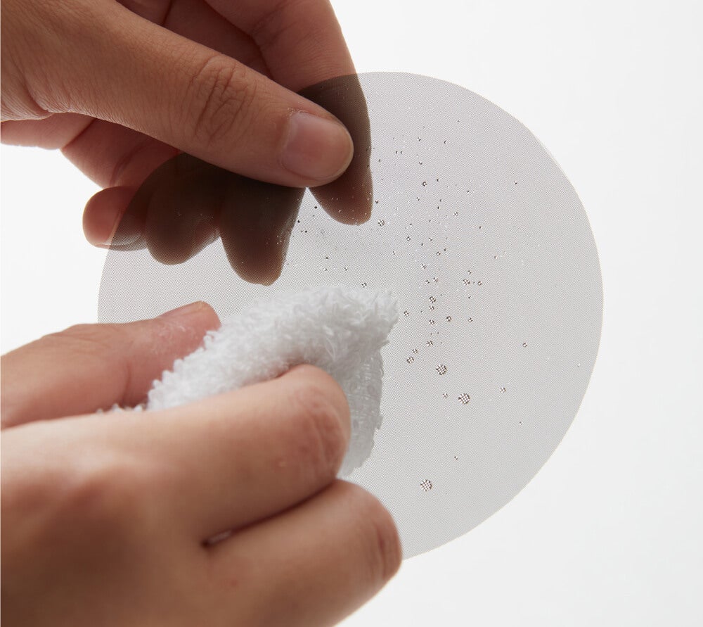 軽度の汚れなら水洗いで繰り返しご使用いただけます。