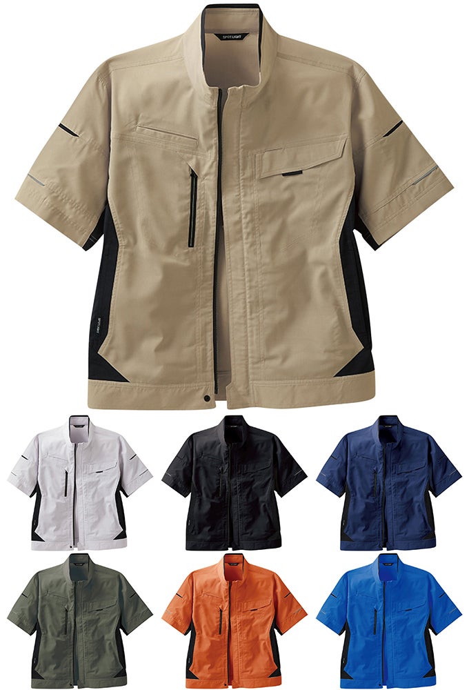 SPT12421 SERIES・[春夏用]半袖ブルゾン[SANS-SPT12420]
