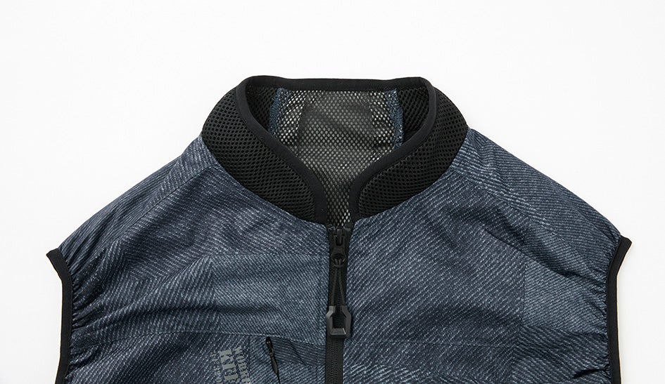CLEAN MELL®消臭メッシュ<br>襟はクリーンメル®メッシュでにおい対策。